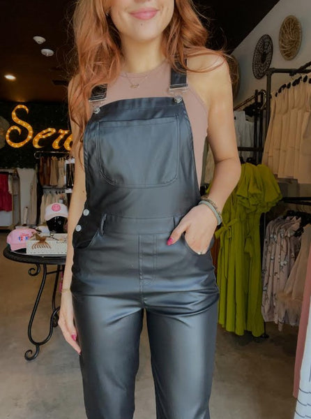 Leather Overalls