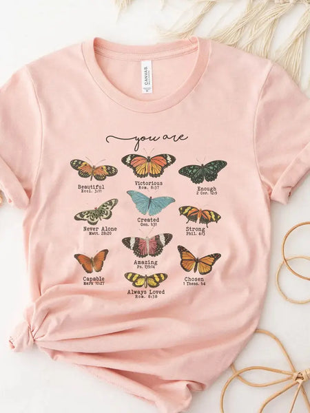 "You Are" Butterfly tee