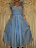 Gingham Chiffon Maxi